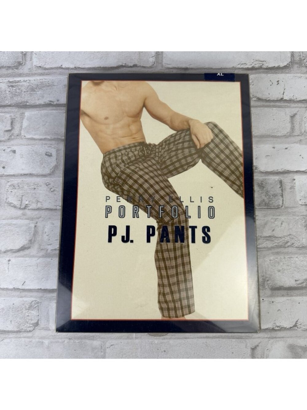 Perry Ellis Portfolio Men's Pajama Pants Size X-Large NEW Vintage Red Plaid